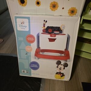 Disney Baby Mickey Mouse Walker - Red and Black